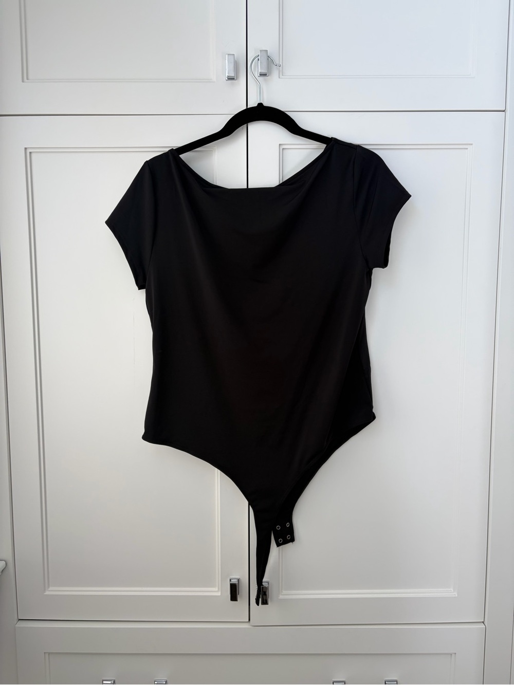 Dynamite Black Short Sleeve Bodysuit - Picture 2 of 3